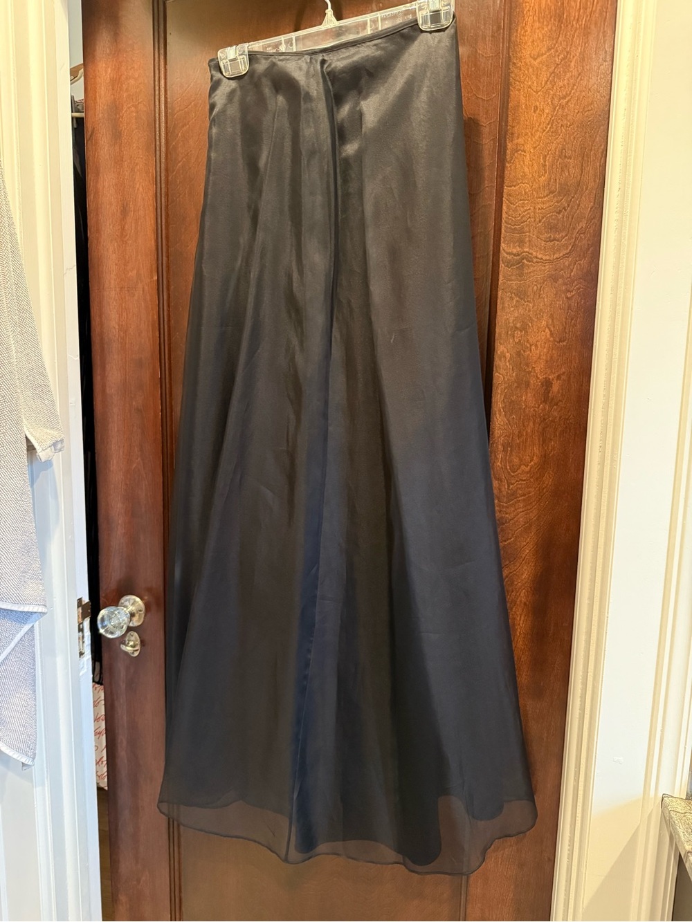 Laundry by Sheli Segal silk organza A-line skirt NWT